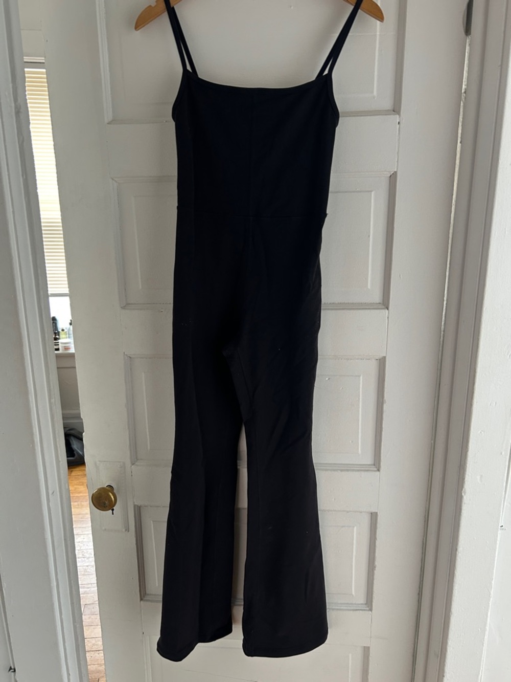 Black Athletic bootcut Jumpsuit for Women